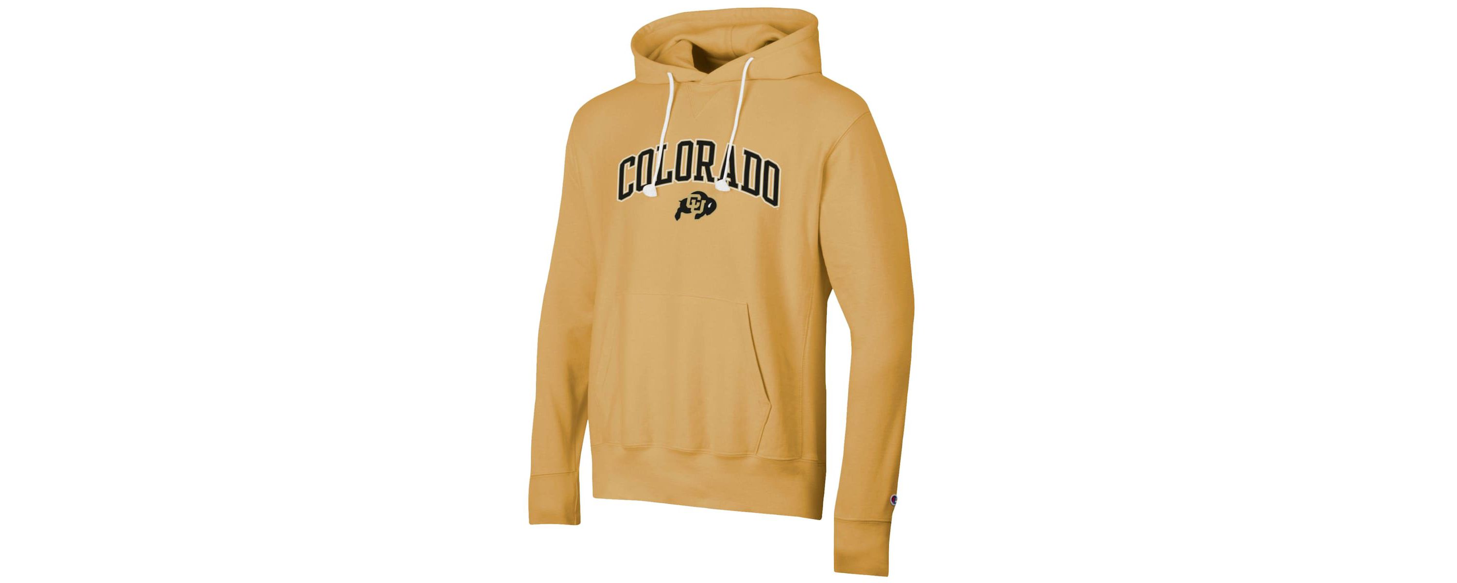 NCAA Colorado Buffaloes Skinny Arch Over Vintage Wash Pullover Hoodie