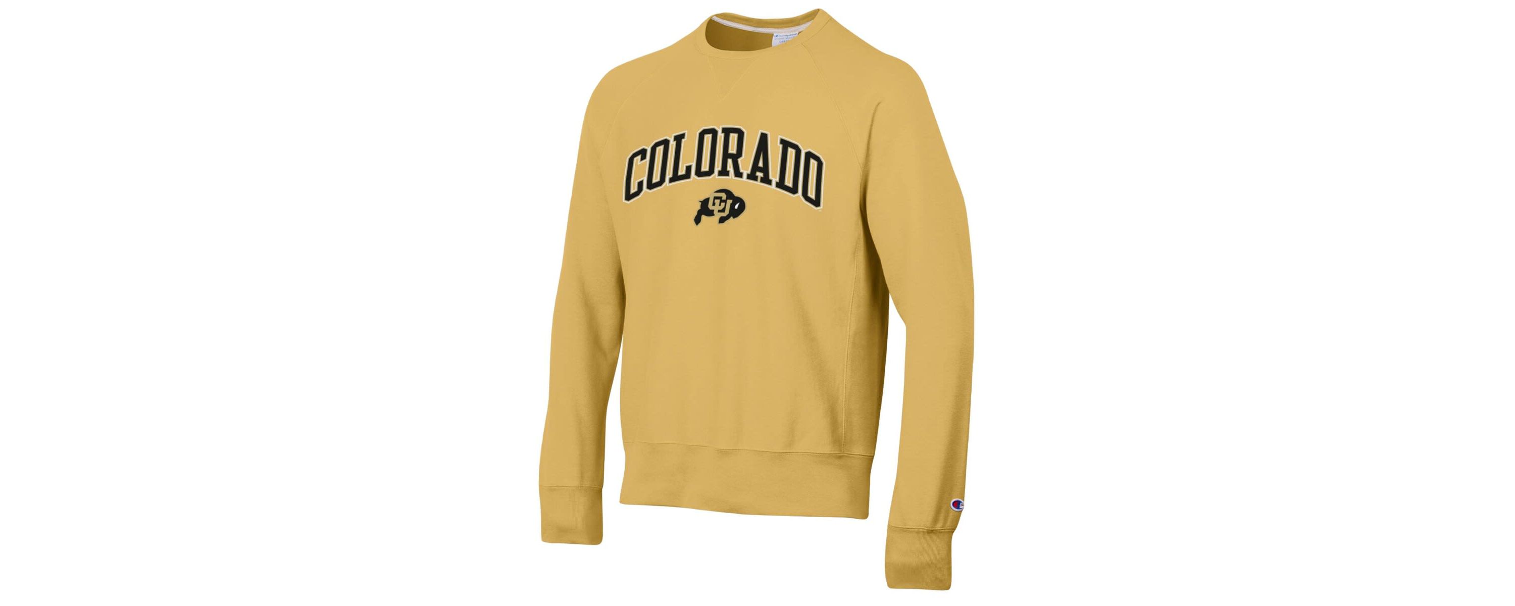 NCAA Colorado Buffaloes Skinny Arch Over Vintage Wash Pullover Sweatshirt