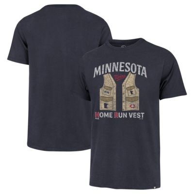 '47 Men's MLB Minnesota Twins Regional Franklin T-Shirt, Navy Blue, Medium