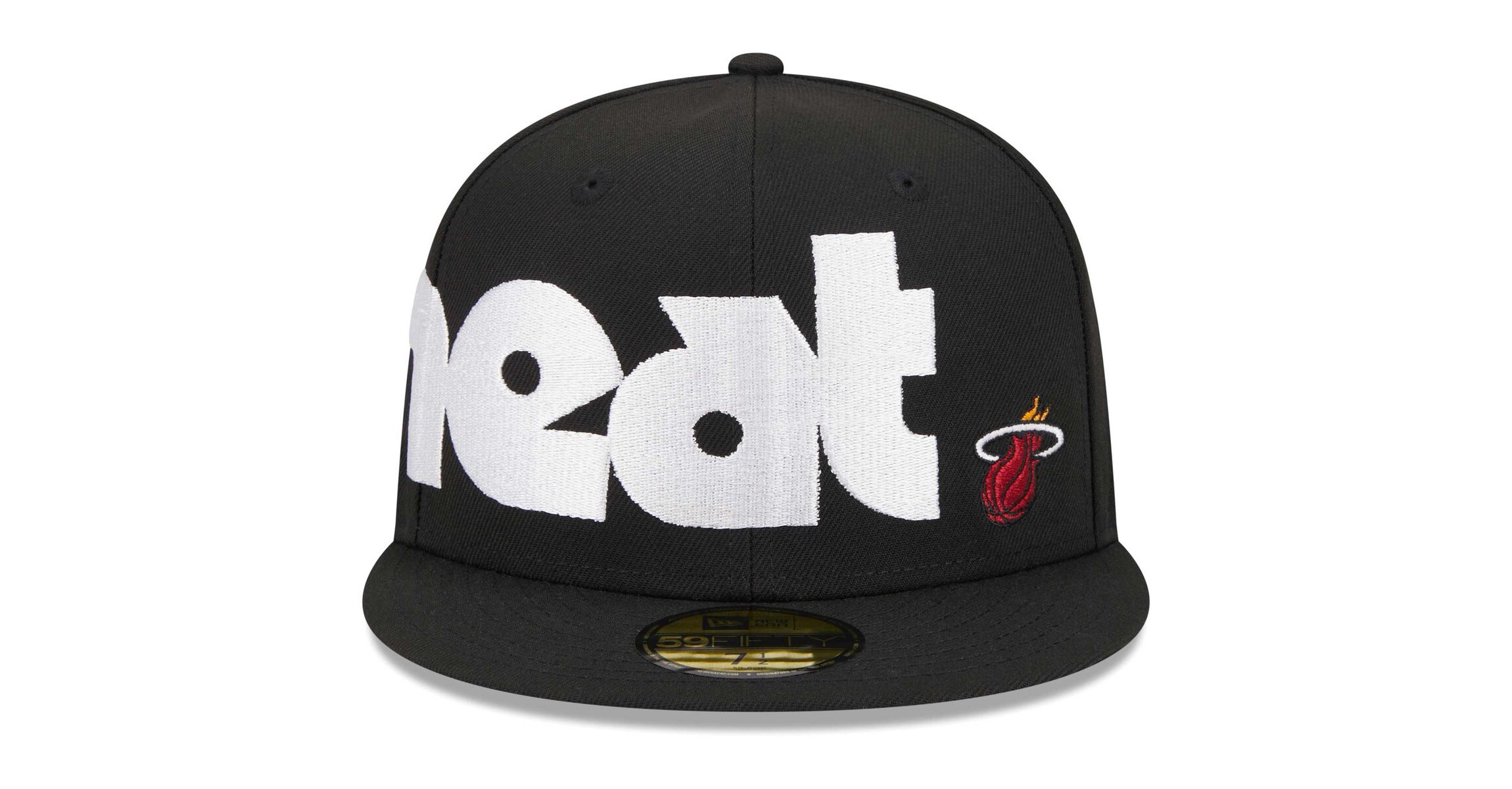 NBA Miami Heat Checkerboard UV 59FIFTY Fitted Hat
