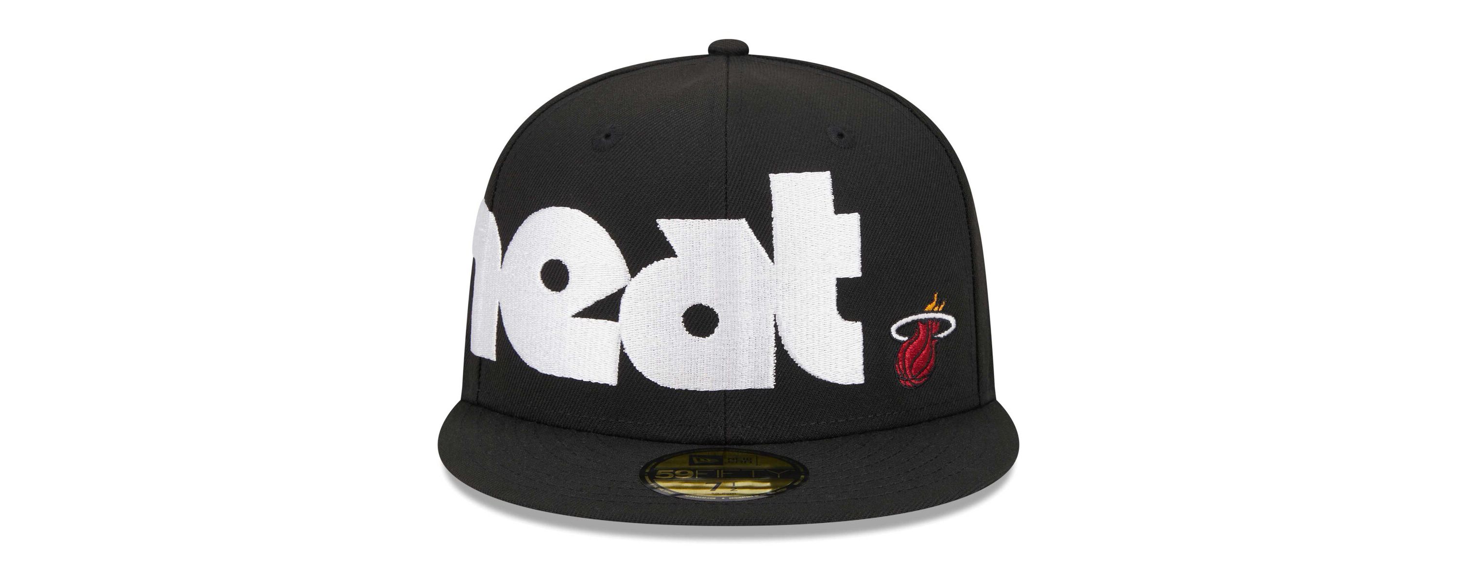 NBA Miami Heat Checkerboard UV 59FIFTY Fitted Hat