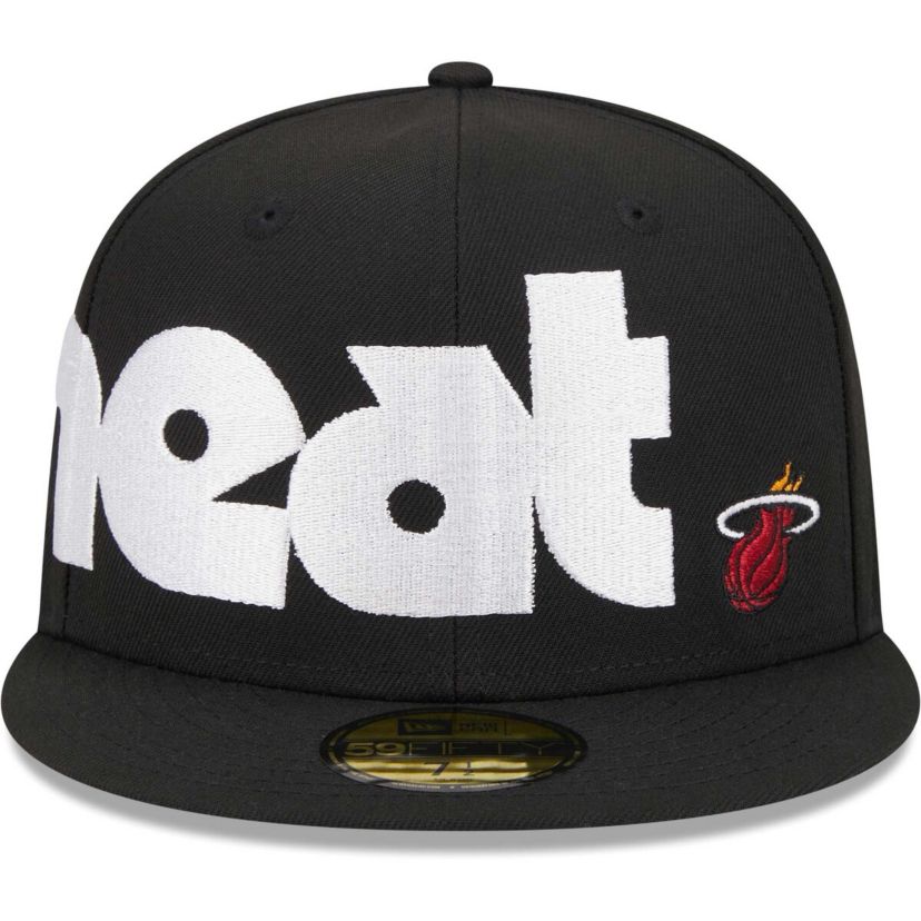 NBA Miami Heat Checkerboard UV 59FIFTY Fitted Hat