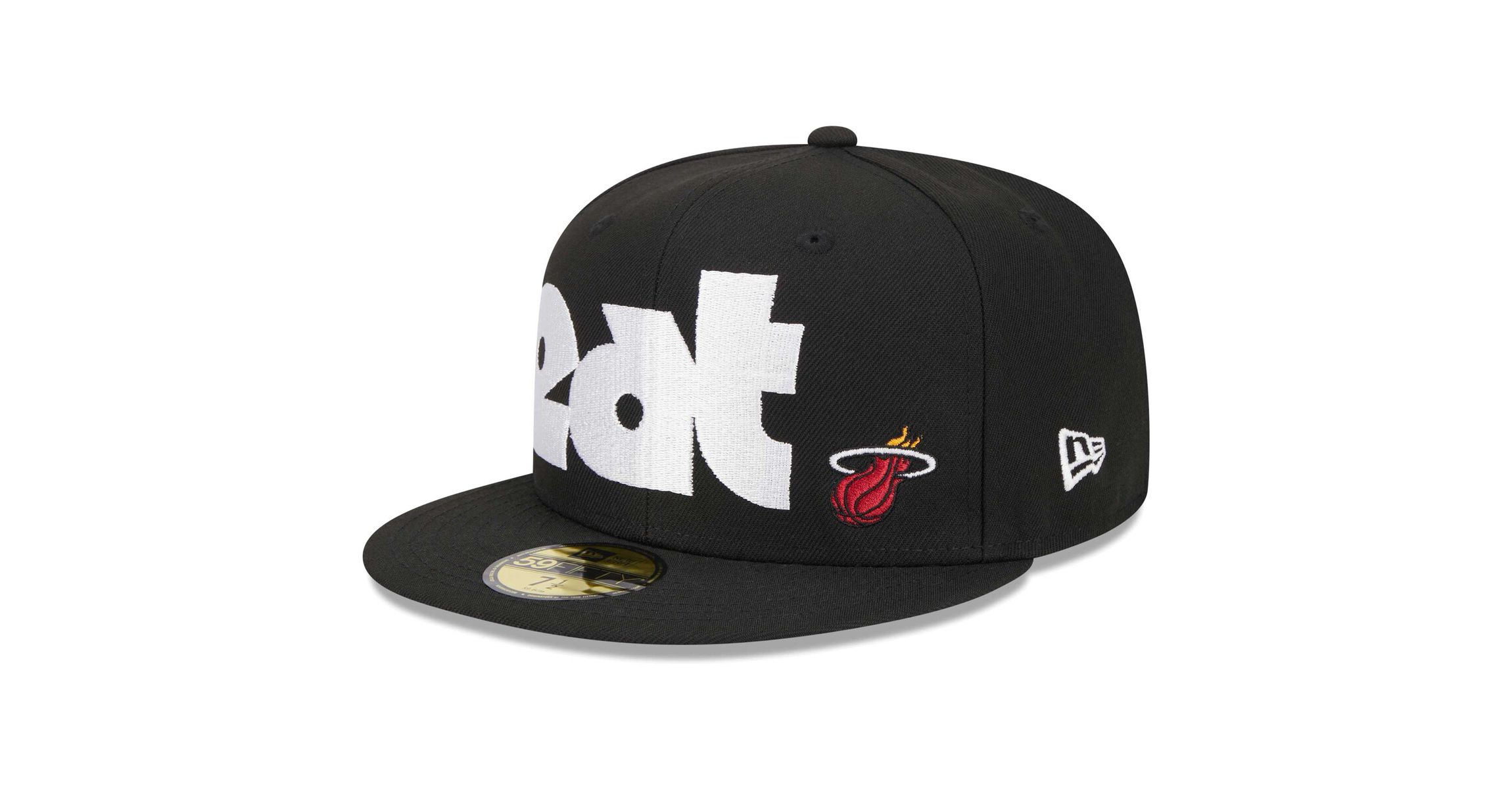 NBA Miami Heat Checkerboard UV 59FIFTY Fitted Hat