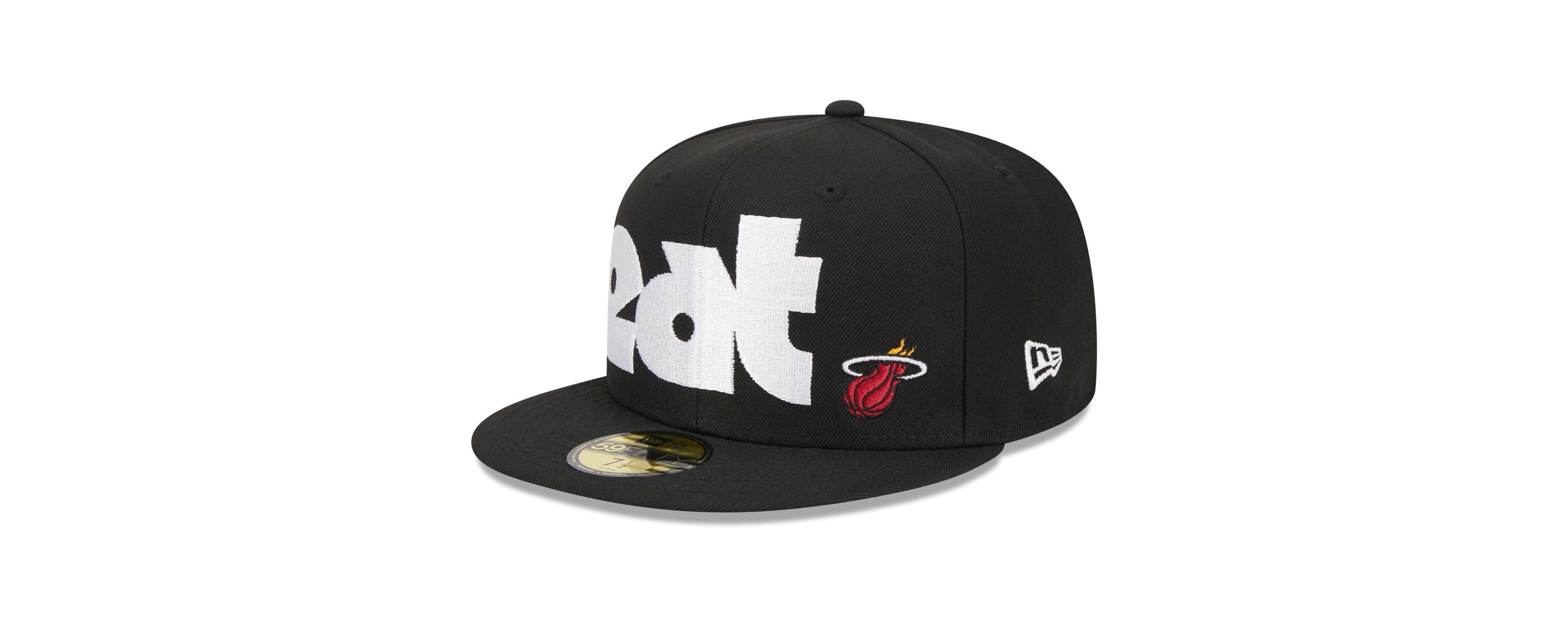 NBA Miami Heat Checkerboard UV 59FIFTY Fitted Hat