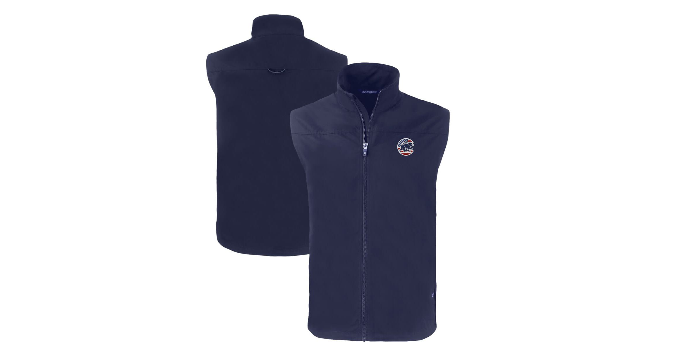 MLB Chicago Cubs Stars & Stripes Charter Eco Recycled Full-Zip Vest