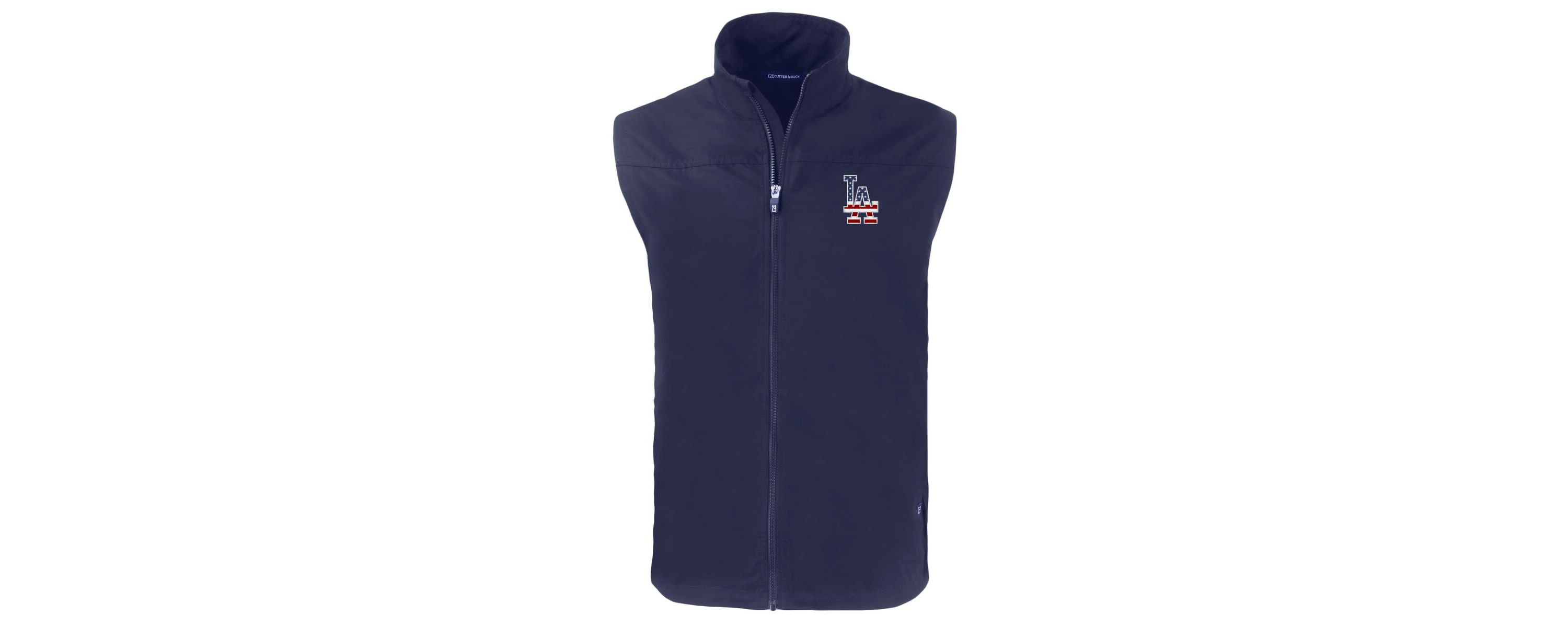 MLB Los Angeles Dodgers Stars & Stripes Charter Eco Recycled Full-Zip Vest