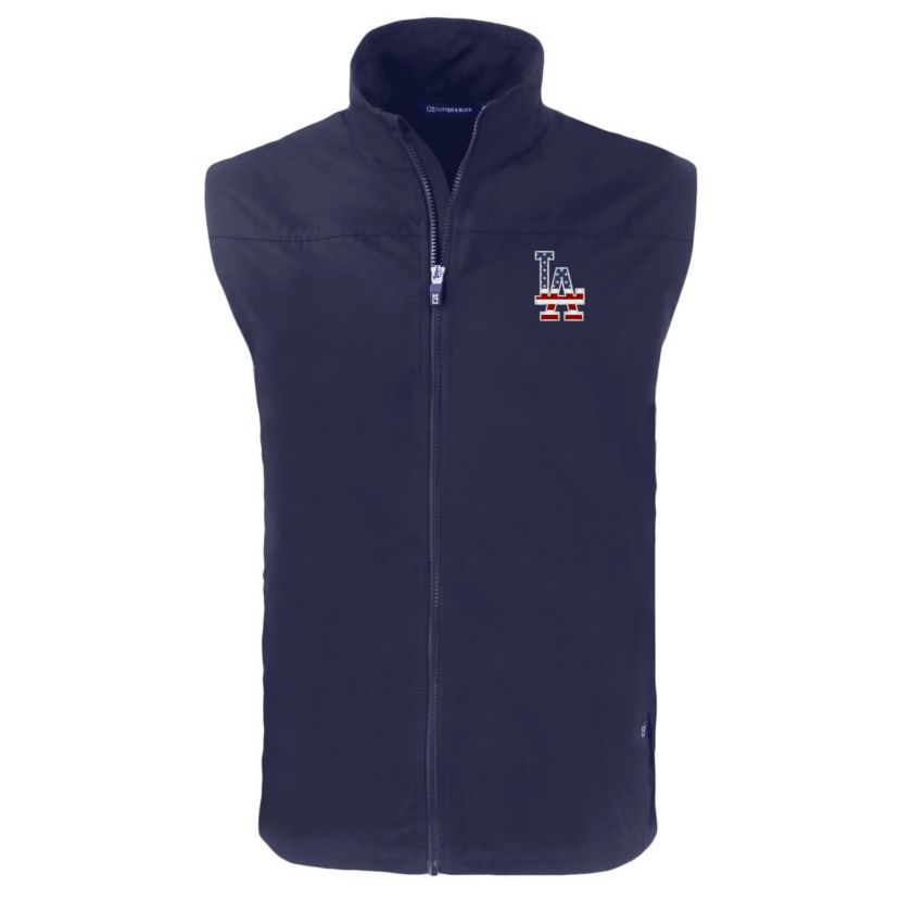 MLB Los Angeles Dodgers Stars & Stripes Charter Eco Recycled Full-Zip Vest