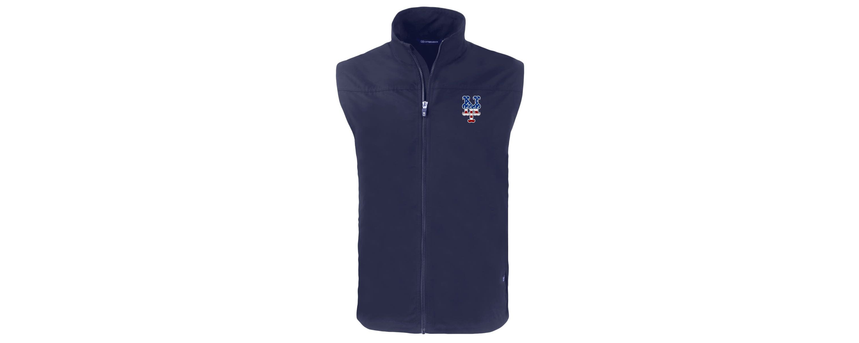 MLB New York Mets Stars & Stripes Charter Eco Recycled Full-Zip Vest