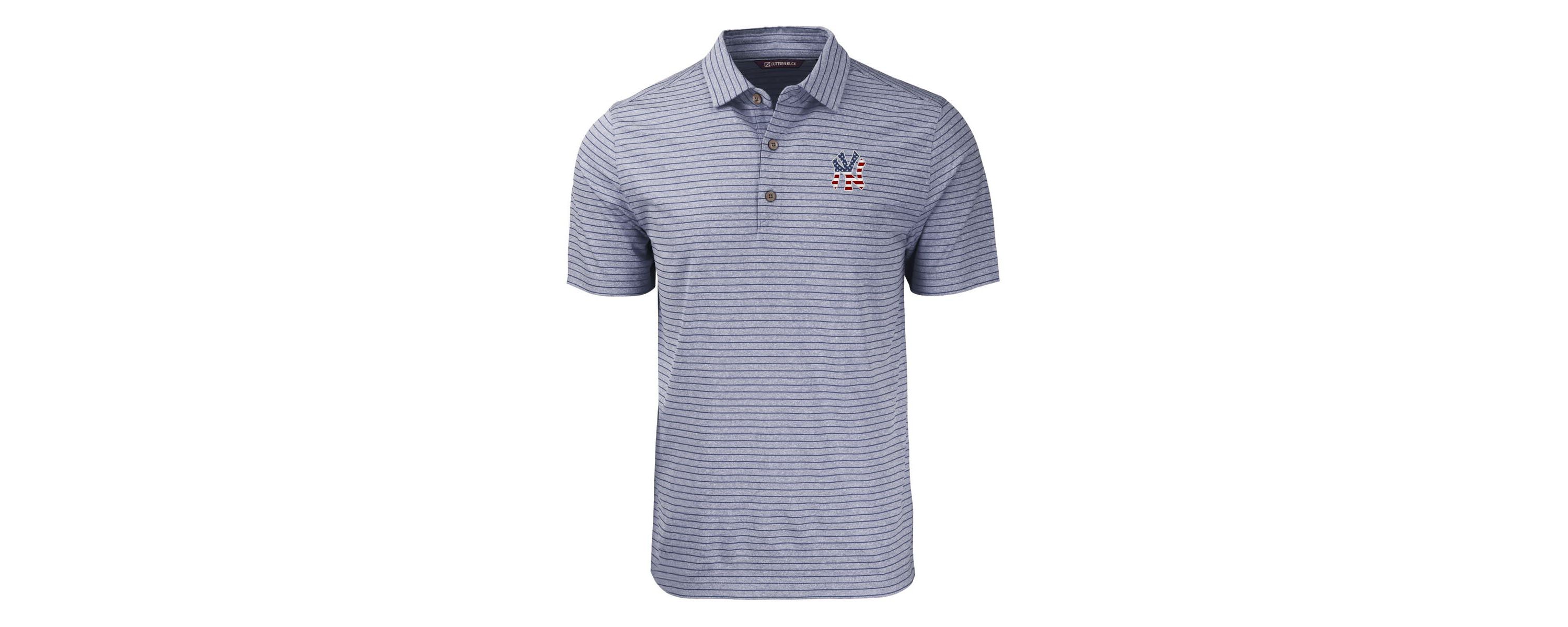 MLB New York Yankees Stars & Stripes Forge Eco Stripe Stretch Recycled Polo