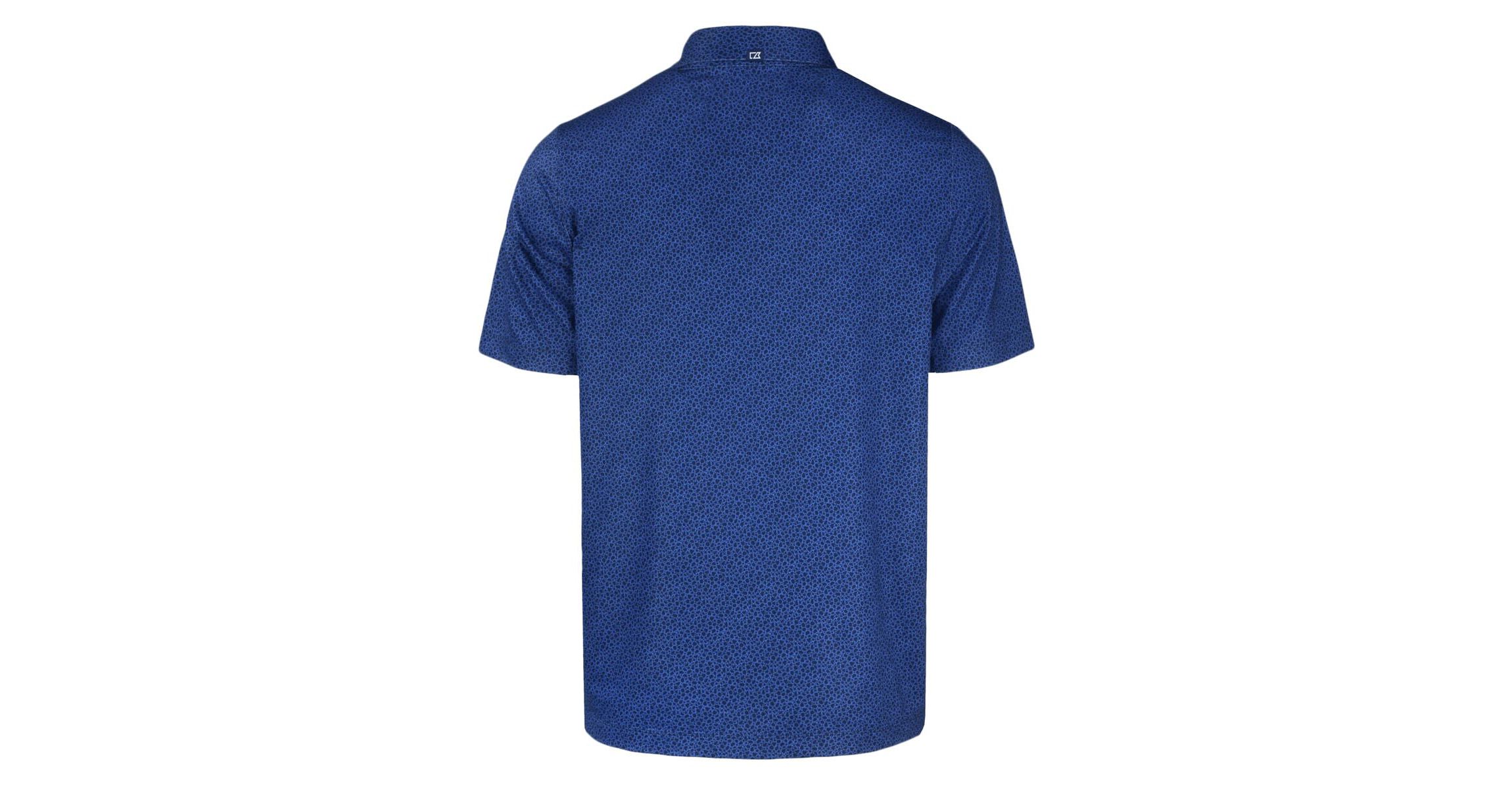MLB Los Angeles Angels Stars & Stripes Pike Eco Pebble Print Stretch Recycled Polo
