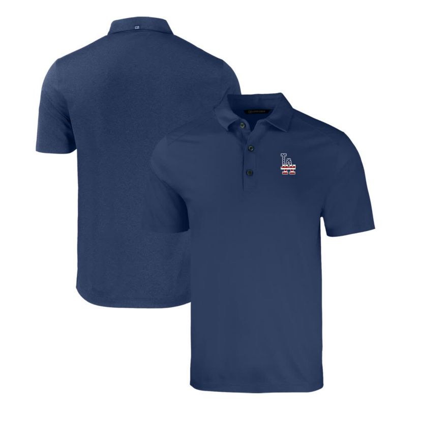 MLB Los Angeles Dodgers Stars & Stripes Forge Eco Stretch Recycled Polo