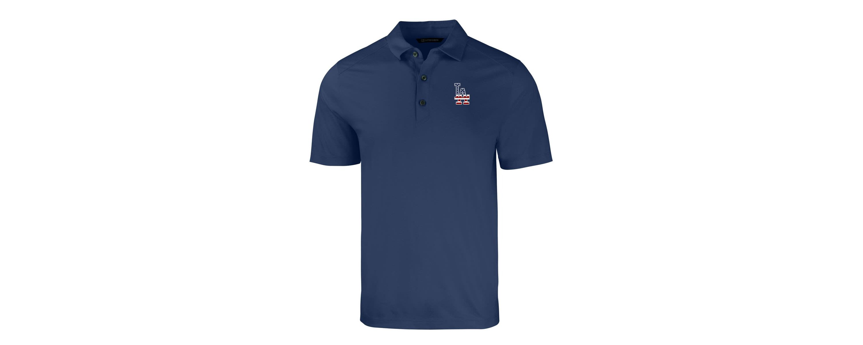 MLB Los Angeles Dodgers Stars & Stripes Forge Eco Stretch Recycled Polo