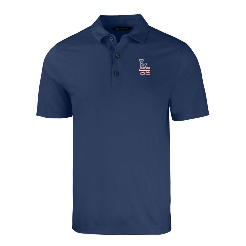MLB Los Angeles Dodgers Stars & Stripes Forge Eco Stretch Recycled Polo
