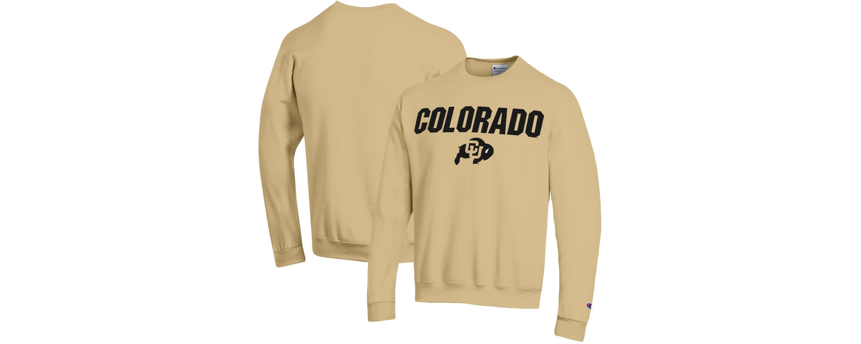 NCAA Colorado Buffaloes Straight Over Logo Powerblend Pullover Sweatshirt