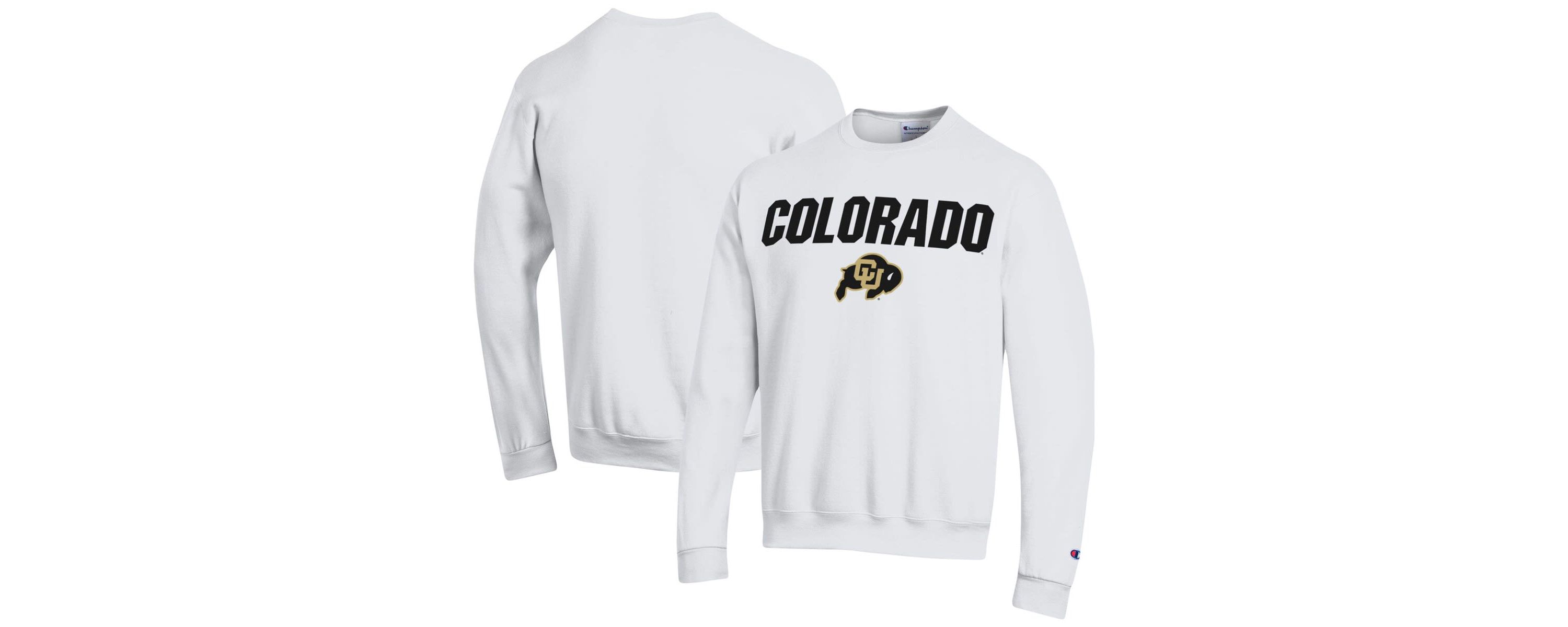 NCAA Colorado Buffaloes Straight Over Logo Powerblend Pullover Sweatshirt