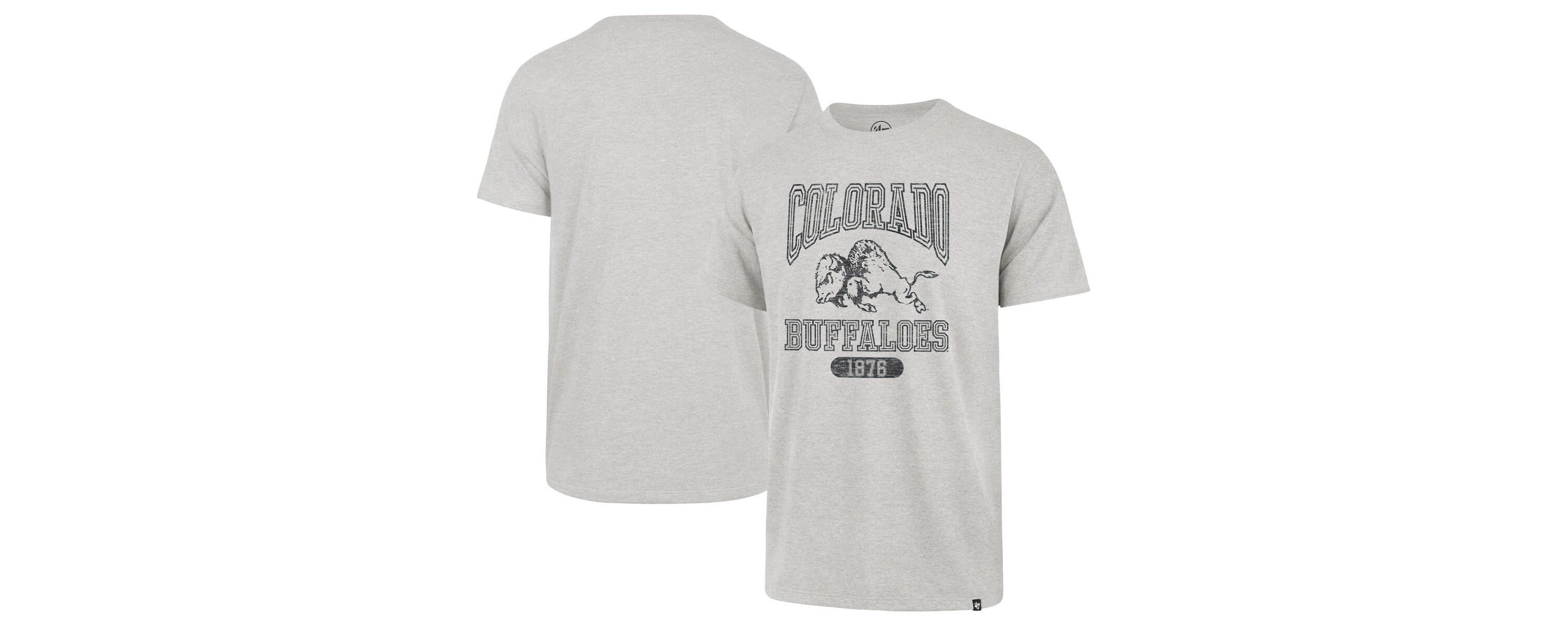 NCAA Colorado Buffaloes 1876 Line Press Franklin T-Shirt