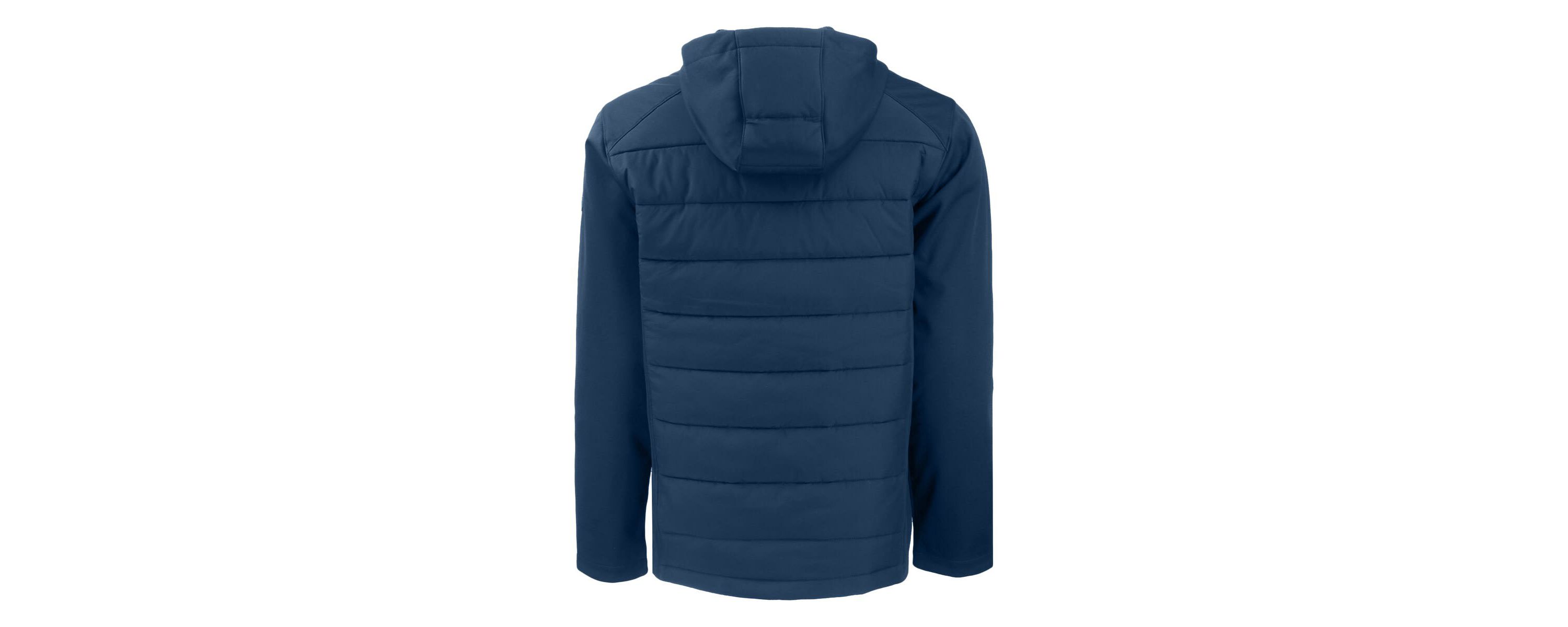 MLB New York Yankees Stars & Stripes Big & Tall Evoke Hybrid Eco Softshell Recycled Full-Zip Hoodie Jacket