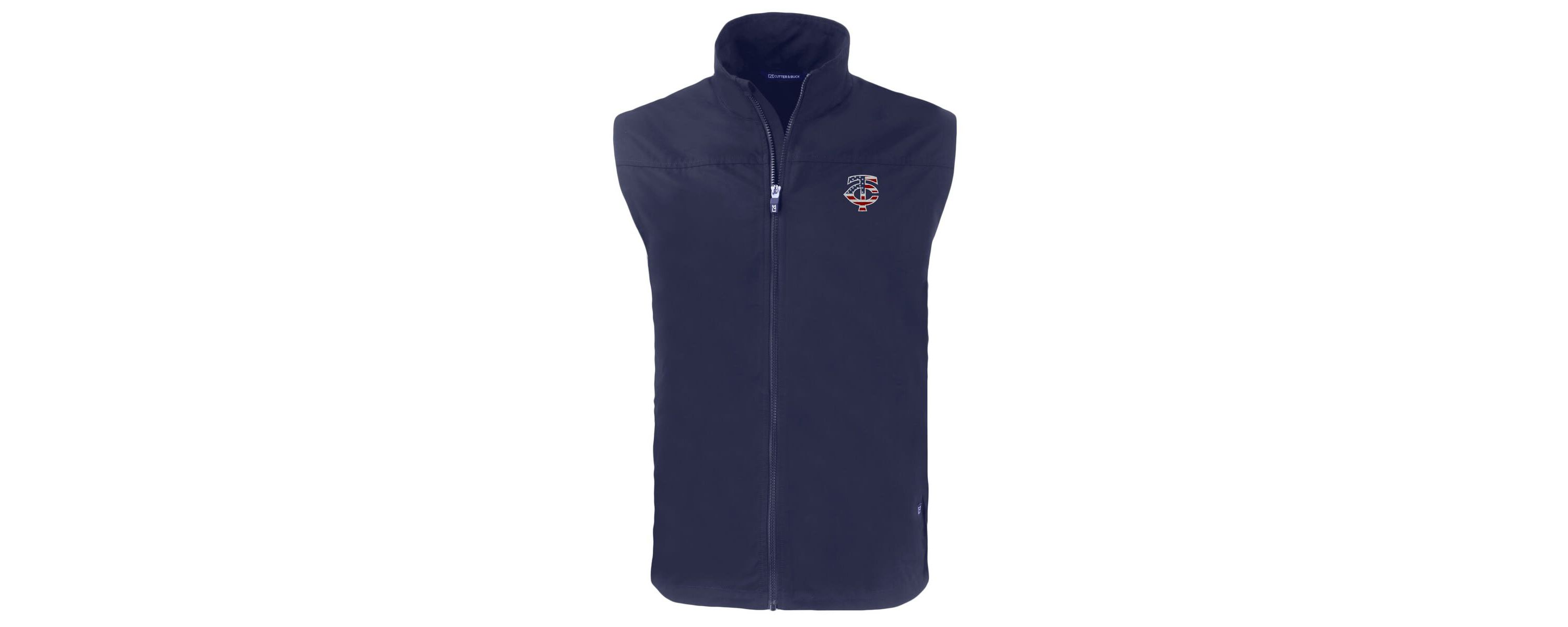 MLB Minnesota Twins Stars & Stripes Big & Tall Charter Eco Full-Zip Vest