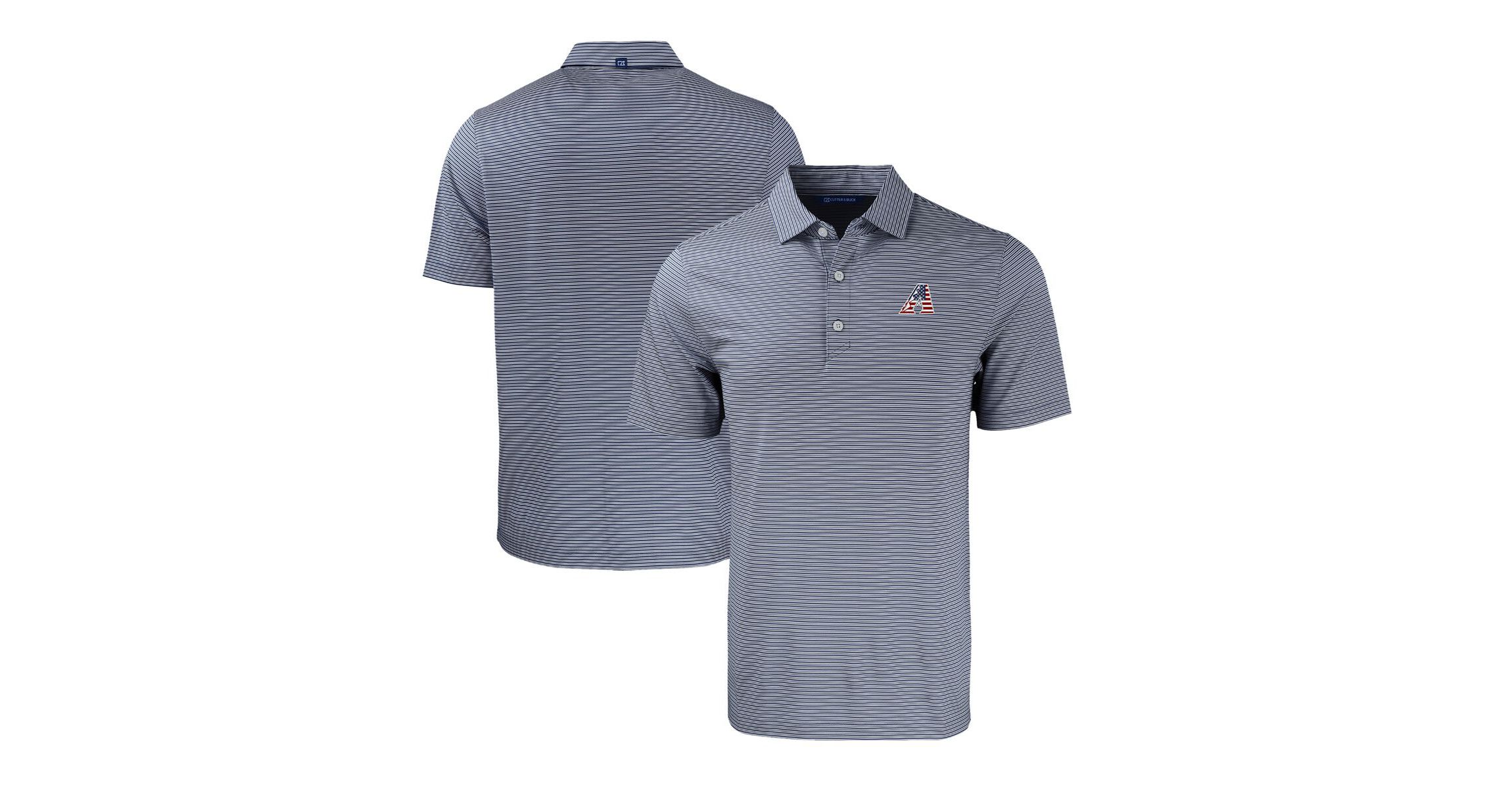 MLB Arizona Diamondbacks Stars & Stripes Big & Tall Forge Eco Double Stripe Stretch Recycled Polo
