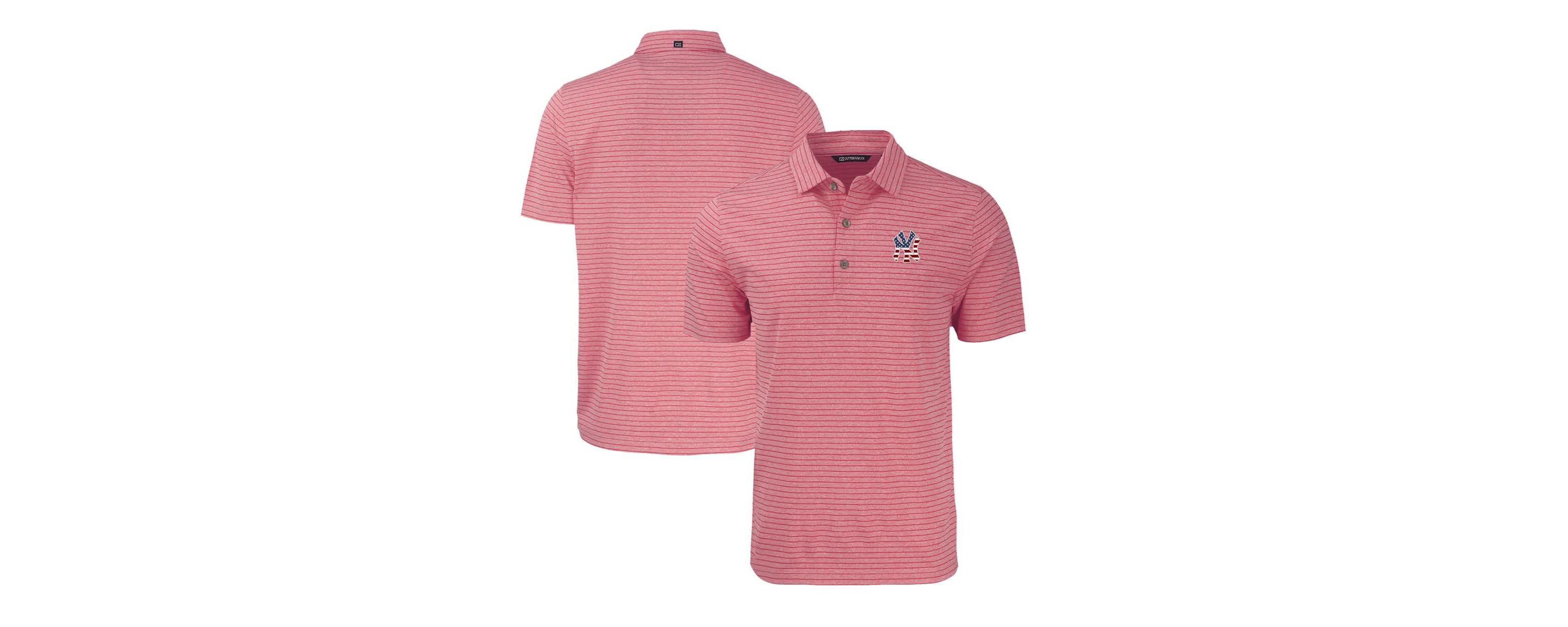 MLB New York Yankees Stars & Stripes Big & Tall Forge Eco Stripe Stretch Recycled Polo