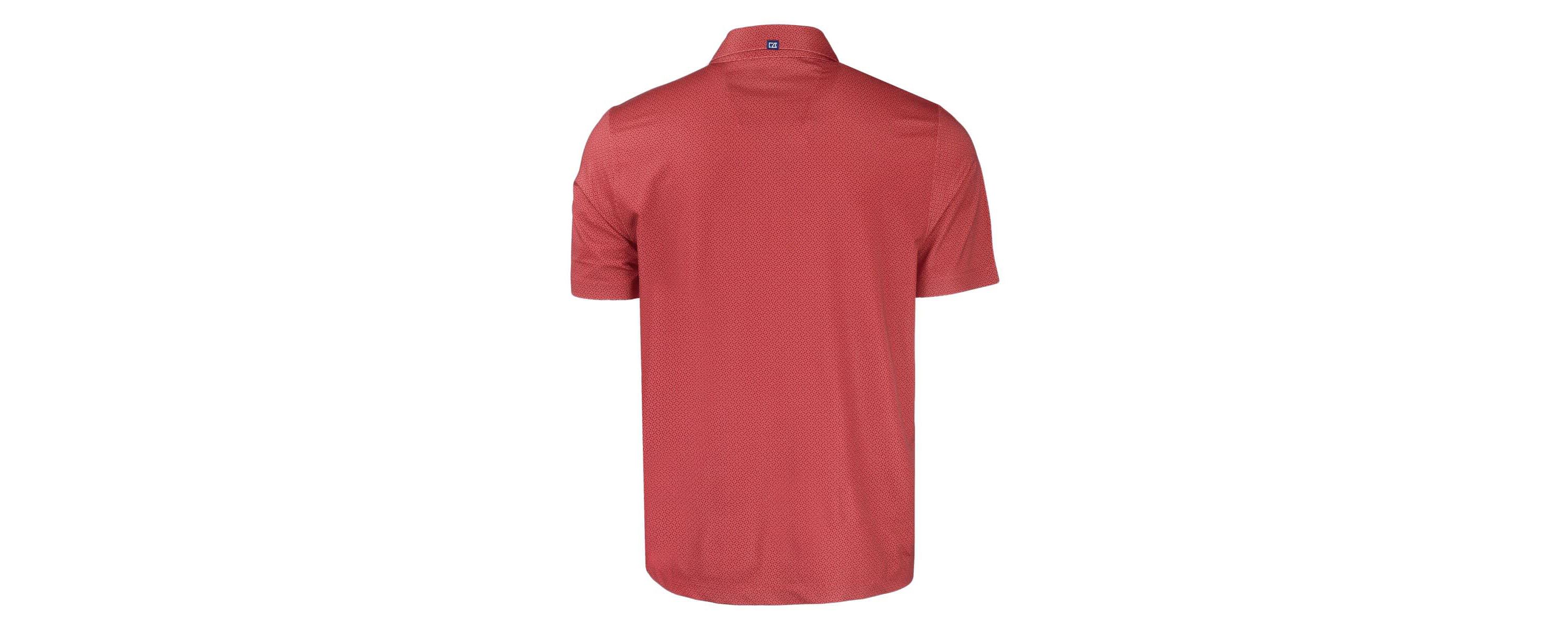 MLB New York Yankees Stars & Stripes Big & Tall Pike Eco Tonal Geo Print Stretch Recycled Polo