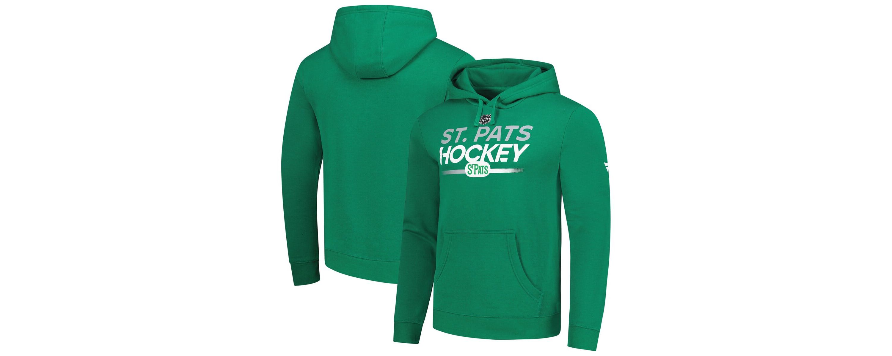 NHL Fanatics Toronto St. Pats Authentic Pro Alternate Wordmark Pullover Hoodie