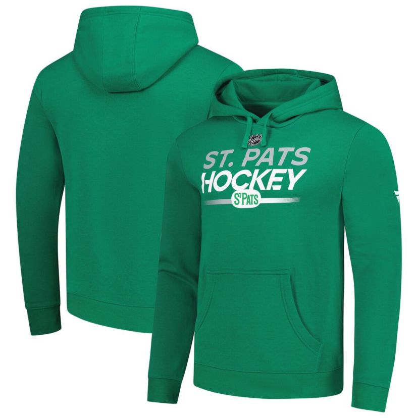 NHL Fanatics Toronto St. Pats Authentic Pro Alternate Wordmark Pullover Hoodie