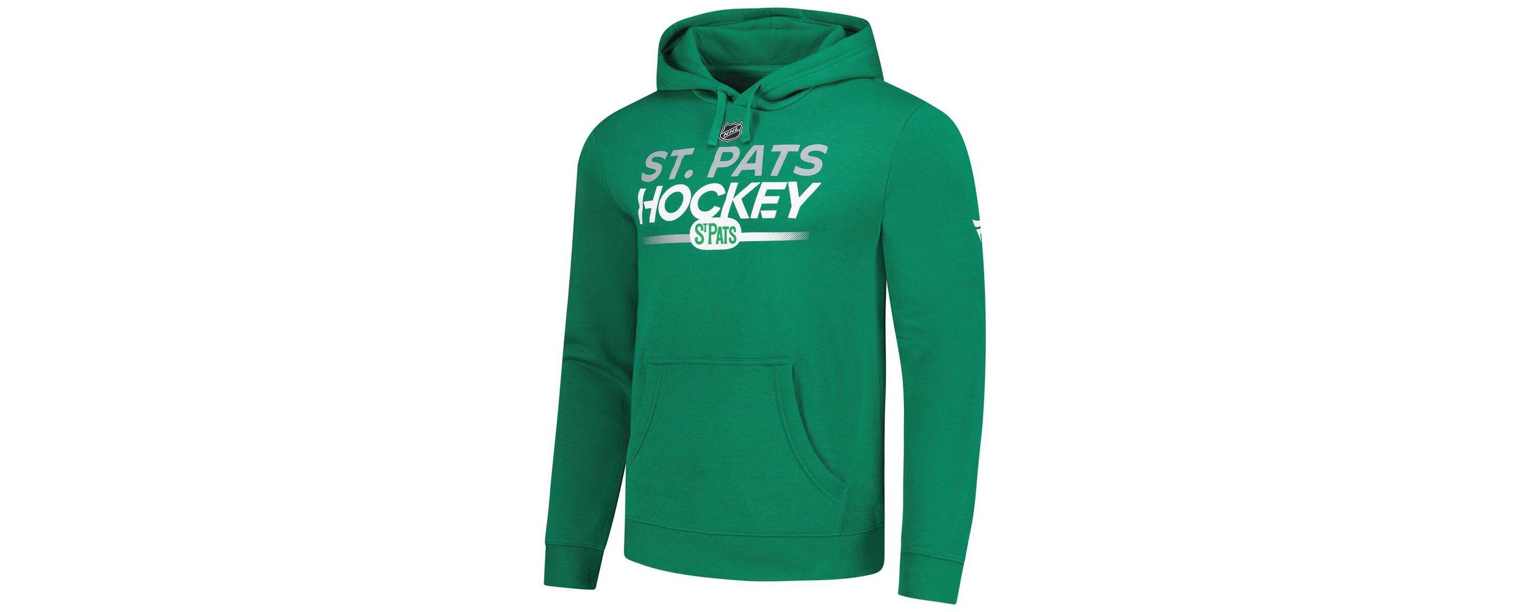 NHL Fanatics Toronto St. Pats Authentic Pro Alternate Wordmark Pullover Hoodie