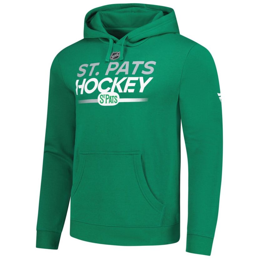 NHL Fanatics Toronto St. Pats Authentic Pro Alternate Wordmark Pullover Hoodie
