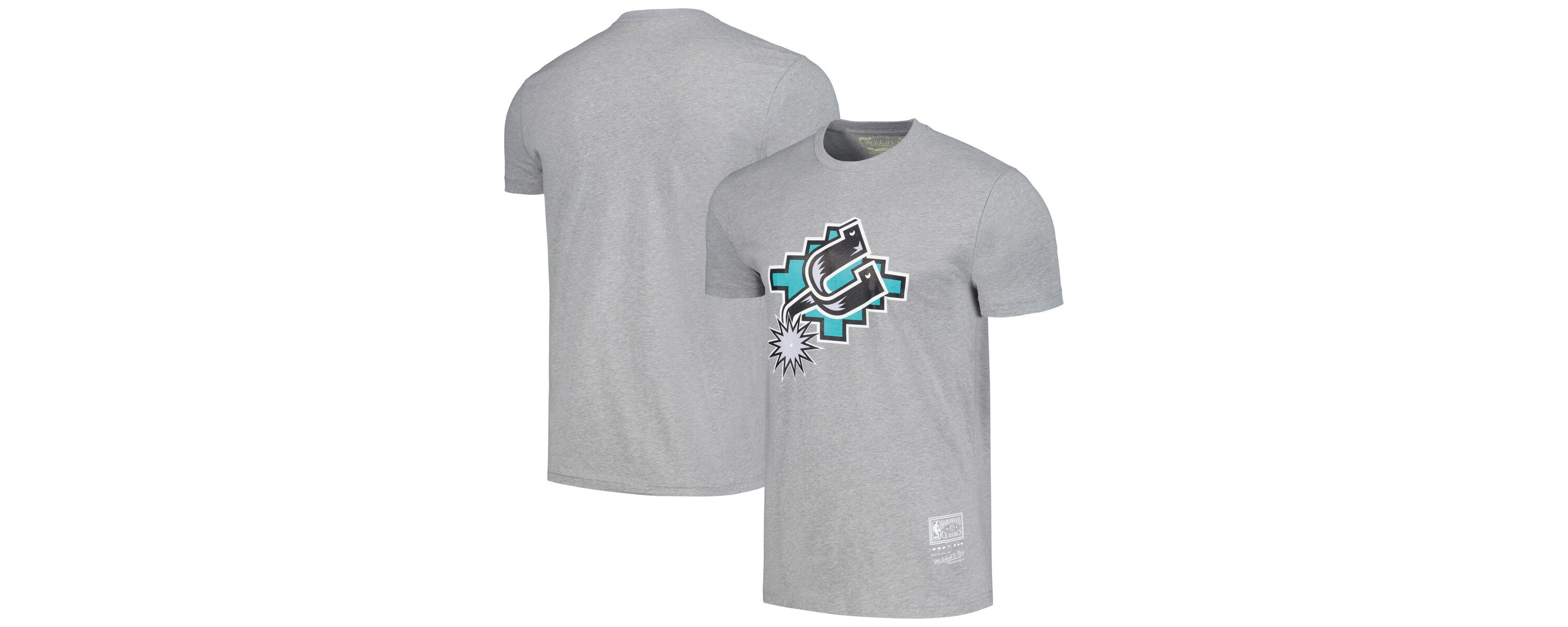 NBA Unisex San Antonio Spurs Hardwood Classics MVP Throwback Logo T-Shirt