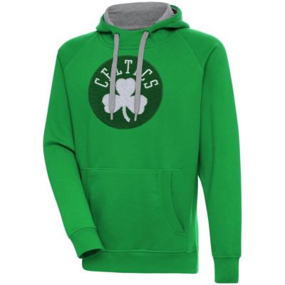 Antigua Men's NBA Kelly Boston Celtics Victory Pullover Hoodie