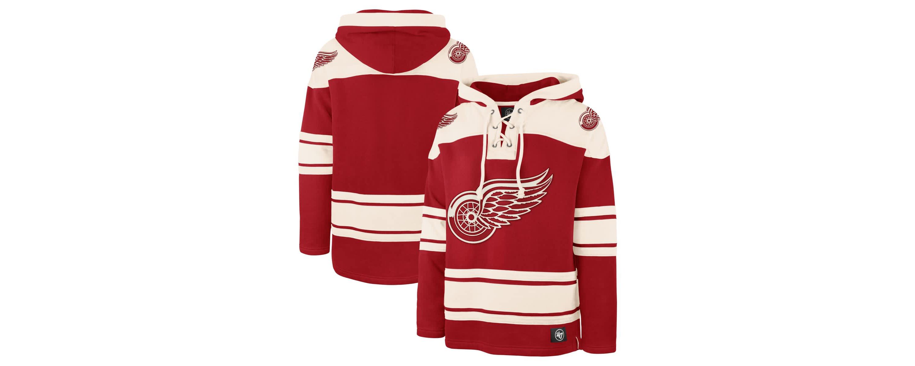 NHL Detroit Wings Big & Tall Superior Lacer Pullover Hoodie