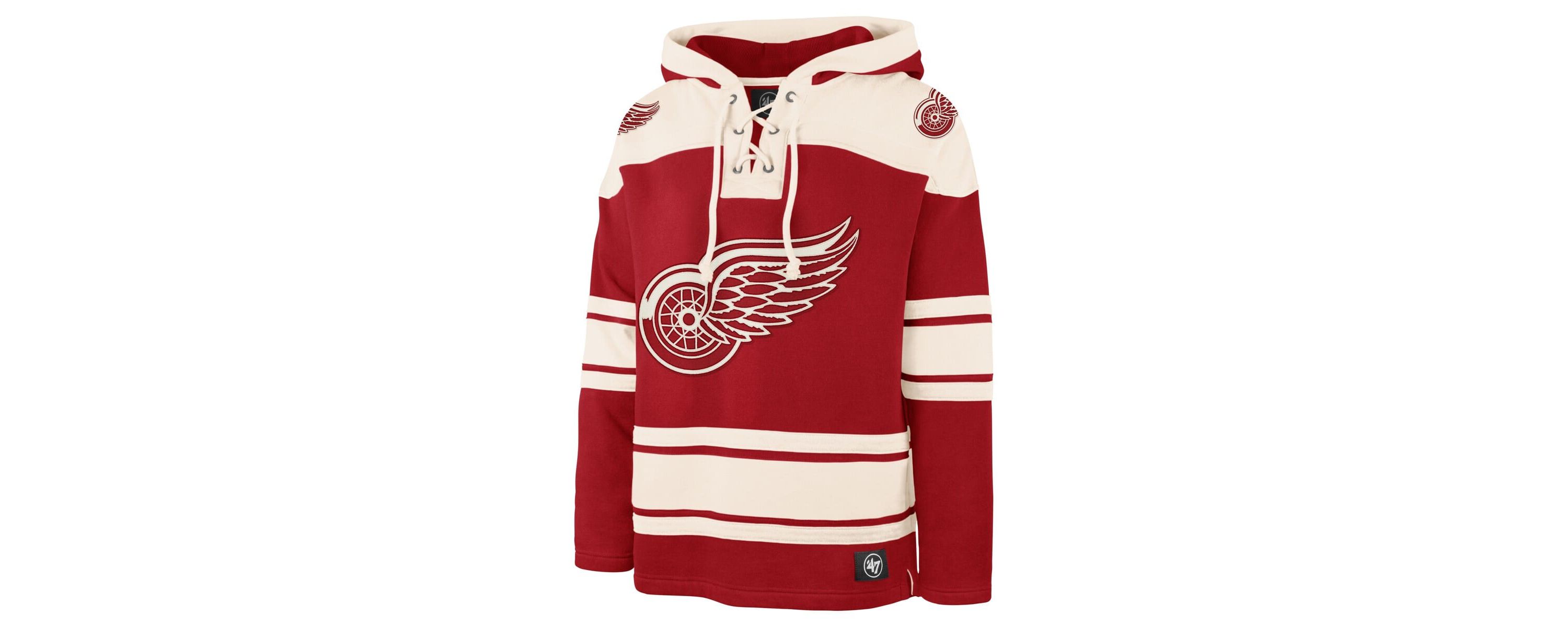 NHL Detroit Wings Big & Tall Superior Lacer Pullover Hoodie