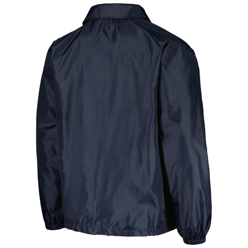 MLB Minnesota Twins Coachs Raglan Full-Snap Windbreaker Jacket