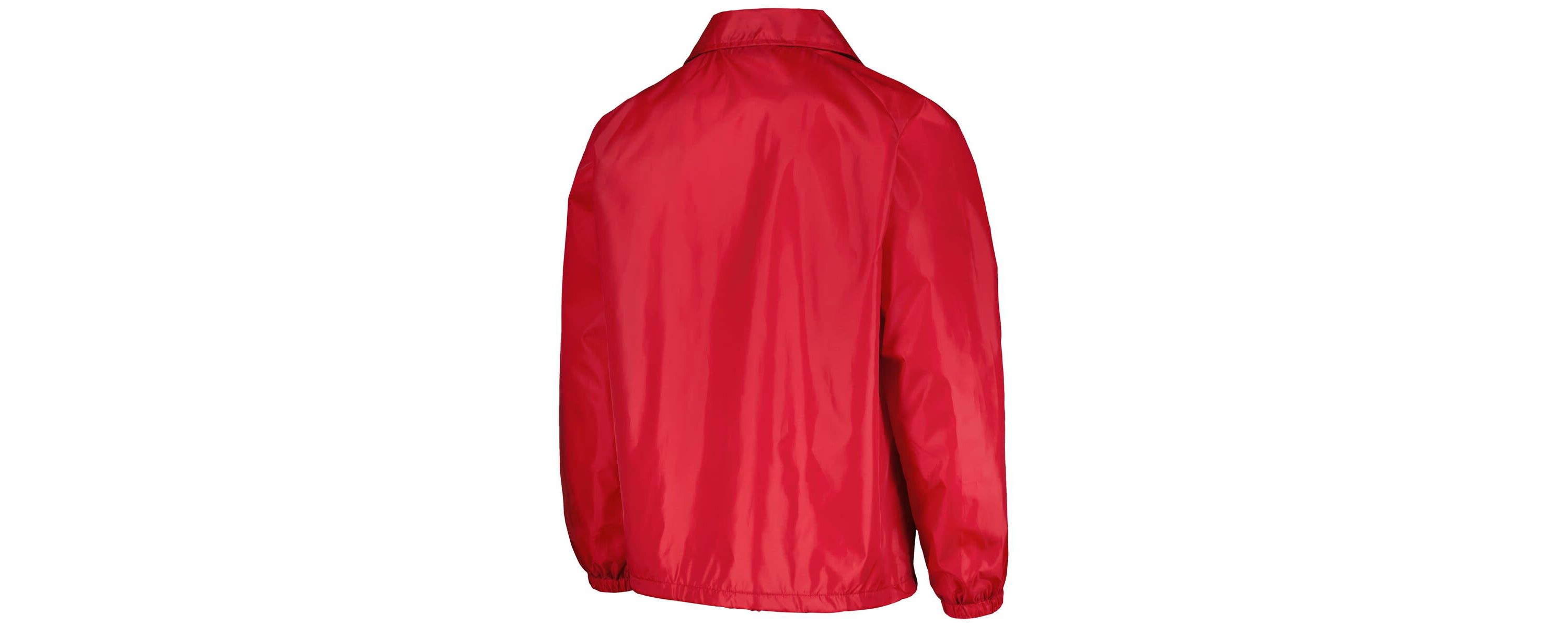 MLB Philadelphia Phillies Coachs Raglan Full-Snap Windbreaker Jacket