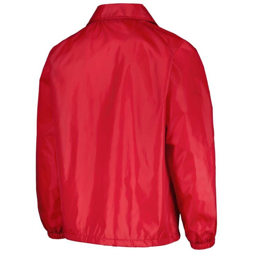 MLB Philadelphia Phillies Coachs Raglan Full-Snap Windbreaker Jacket