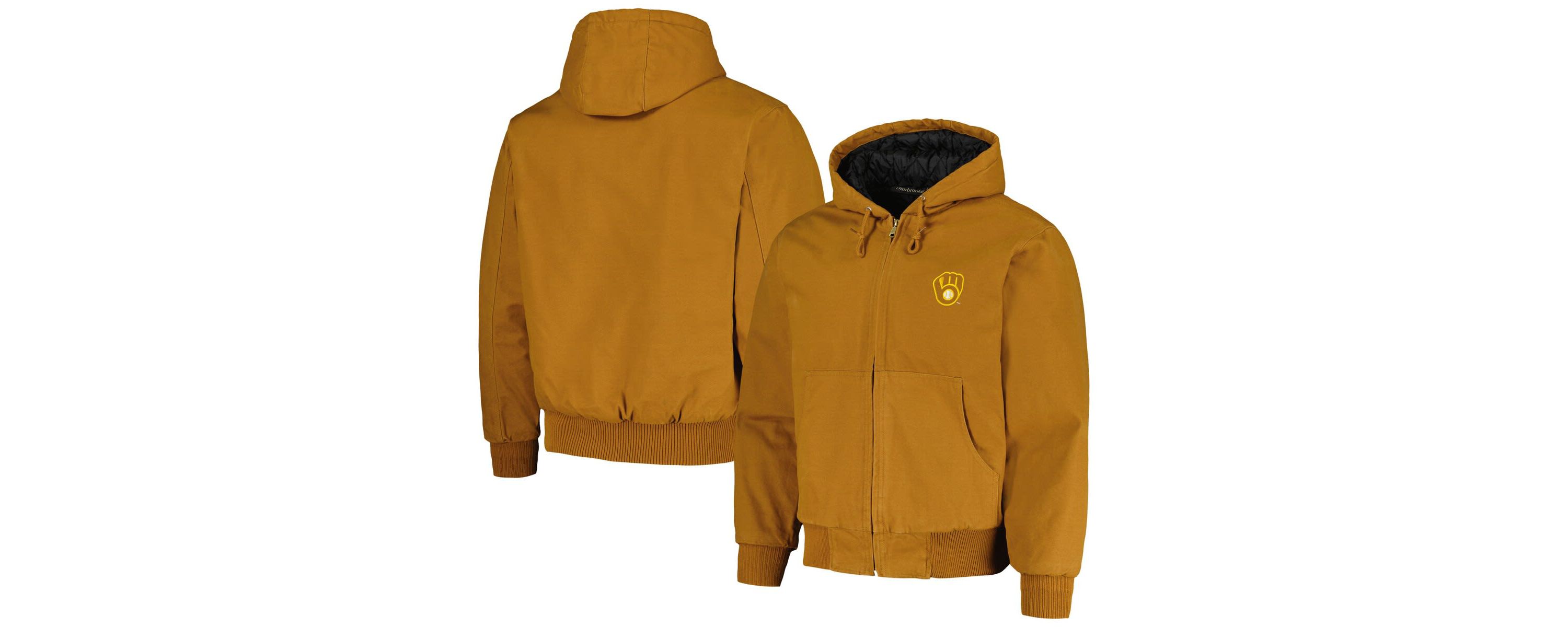 MLB Milwaukee Brewers Dakota Work Full-Zip Hoodie Jacket
