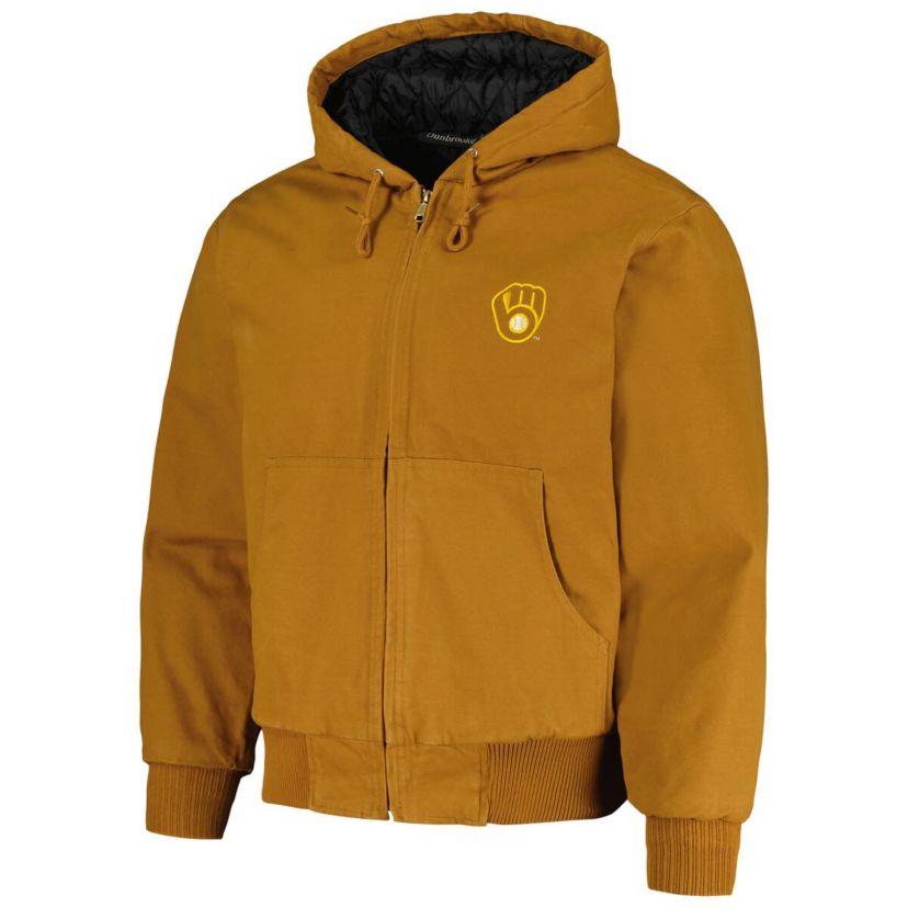 MLB Milwaukee Brewers Dakota Work Full-Zip Hoodie Jacket