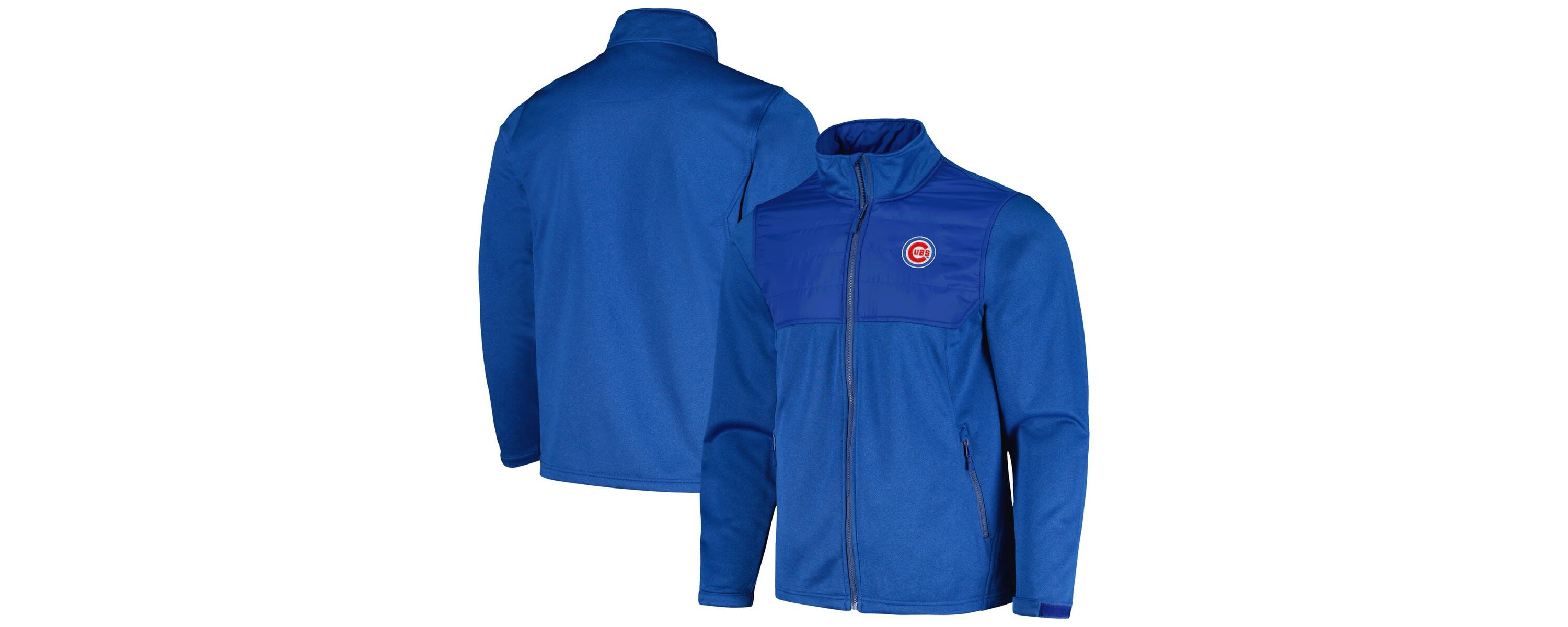 MLB Heather Chicago Cubs Explorer Full-Zip Jacket
