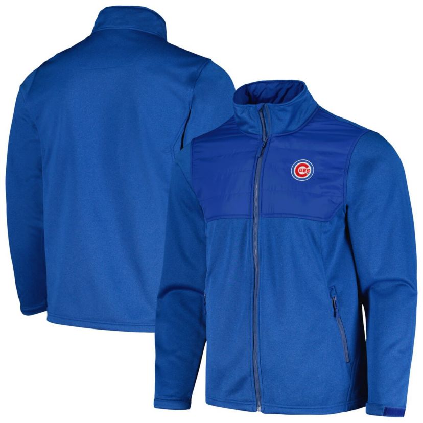 MLB Heather Chicago Cubs Explorer Full-Zip Jacket