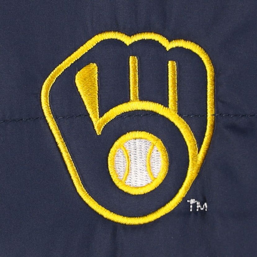MLB Heather Milwaukee Brewers Explorer Full-Zip Jacket
