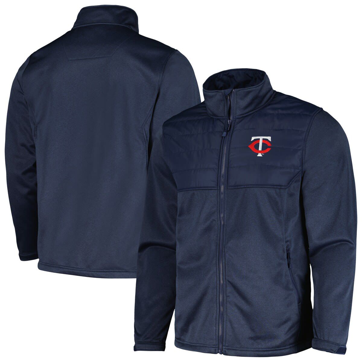 MLB Heather Minnesota Twins Explorer Full-Zip Jacket