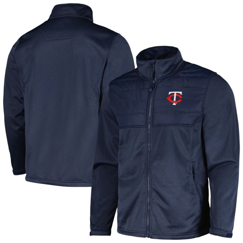 MLB Heather Minnesota Twins Explorer Full-Zip Jacket