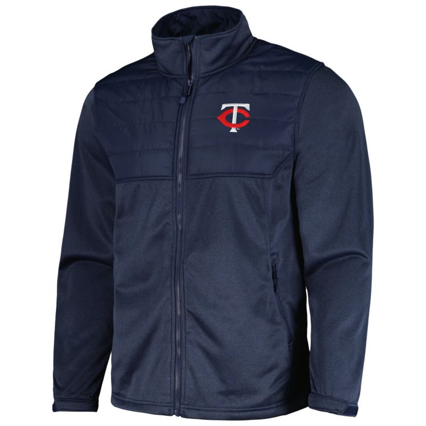 MLB Heather Minnesota Twins Explorer Full-Zip Jacket