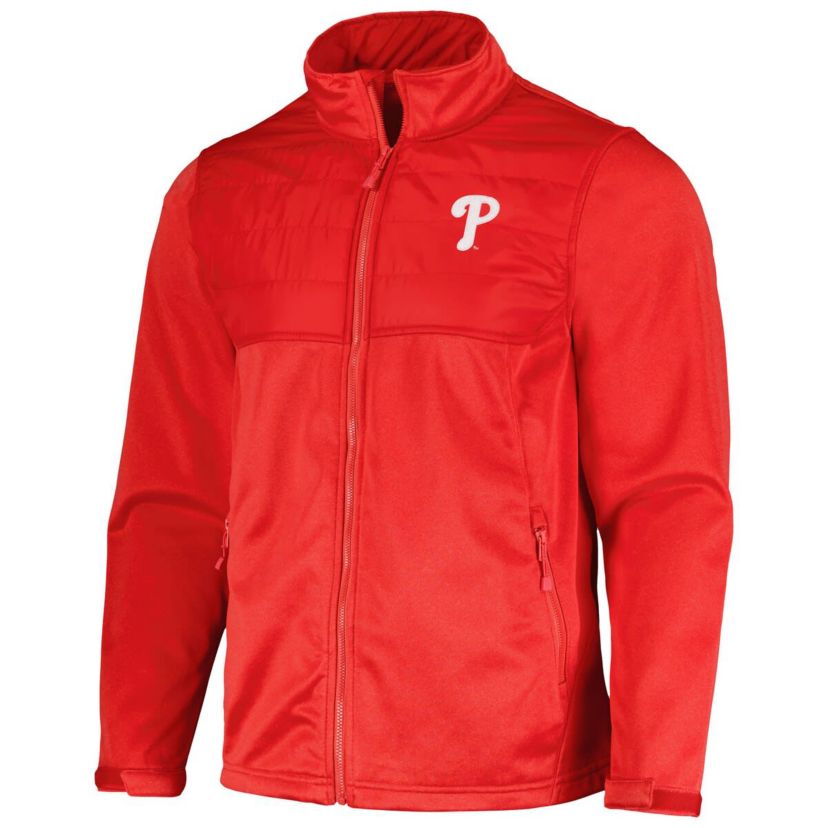 MLB Heather Philadelphia Phillies Explorer Full-Zip Jacket