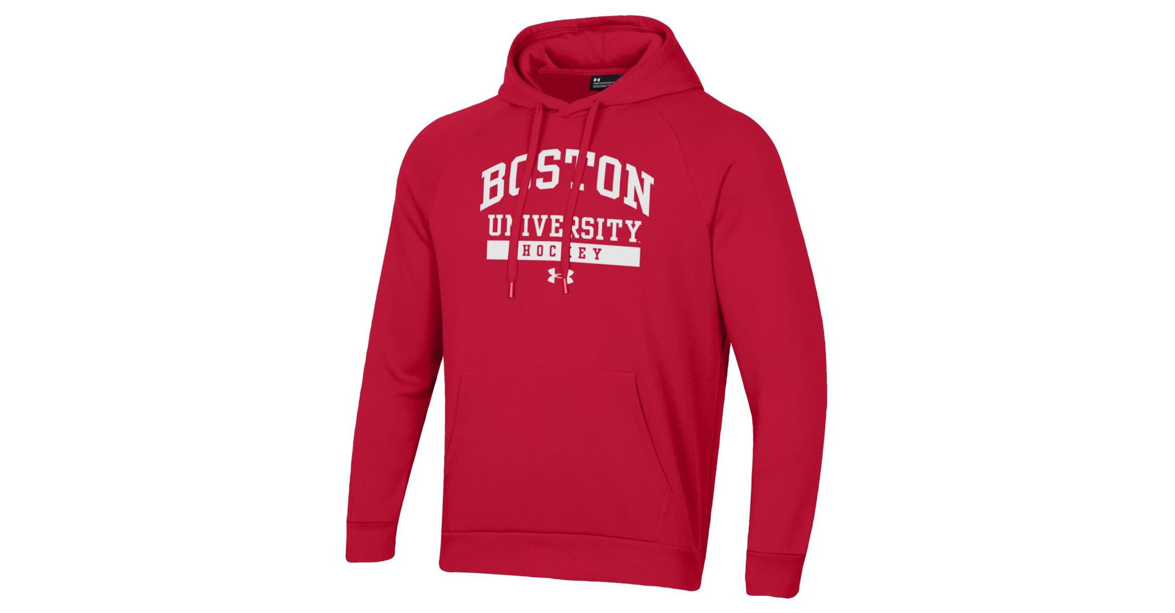NCAA Under Armour Boston University Hockey All Day Fleece Pullover Hoodie