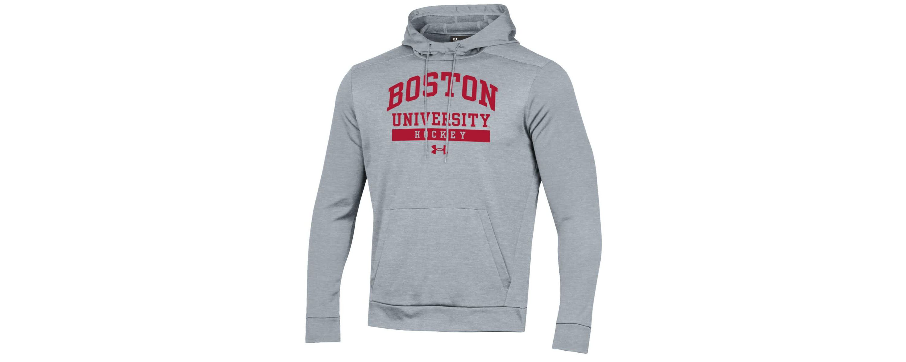 NCAA Under Armour Boston University Hockey Fleece Pullover Hoodie