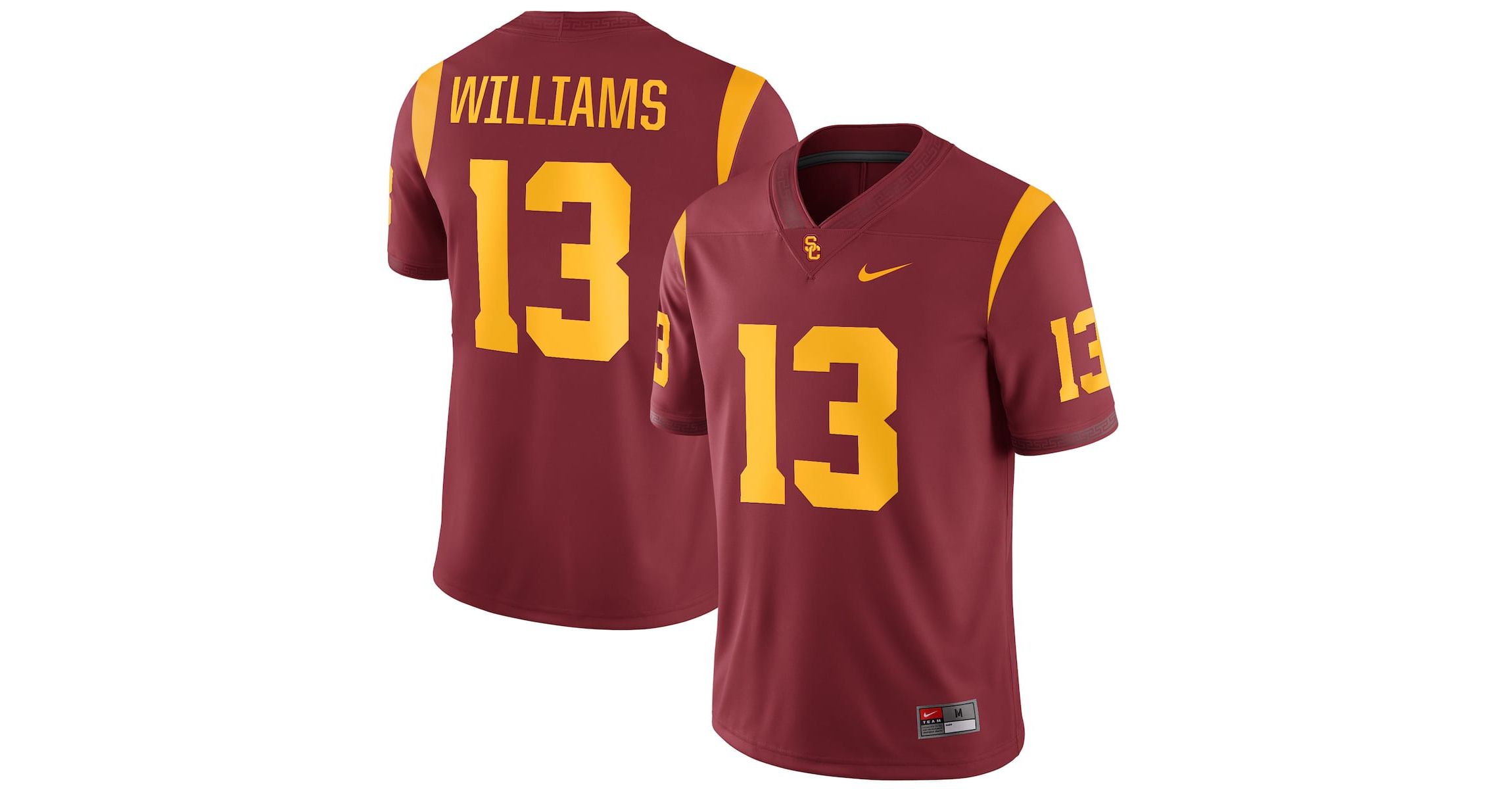 NCAA Nike Caleb Williams USC Trojans Replica Game Jersey