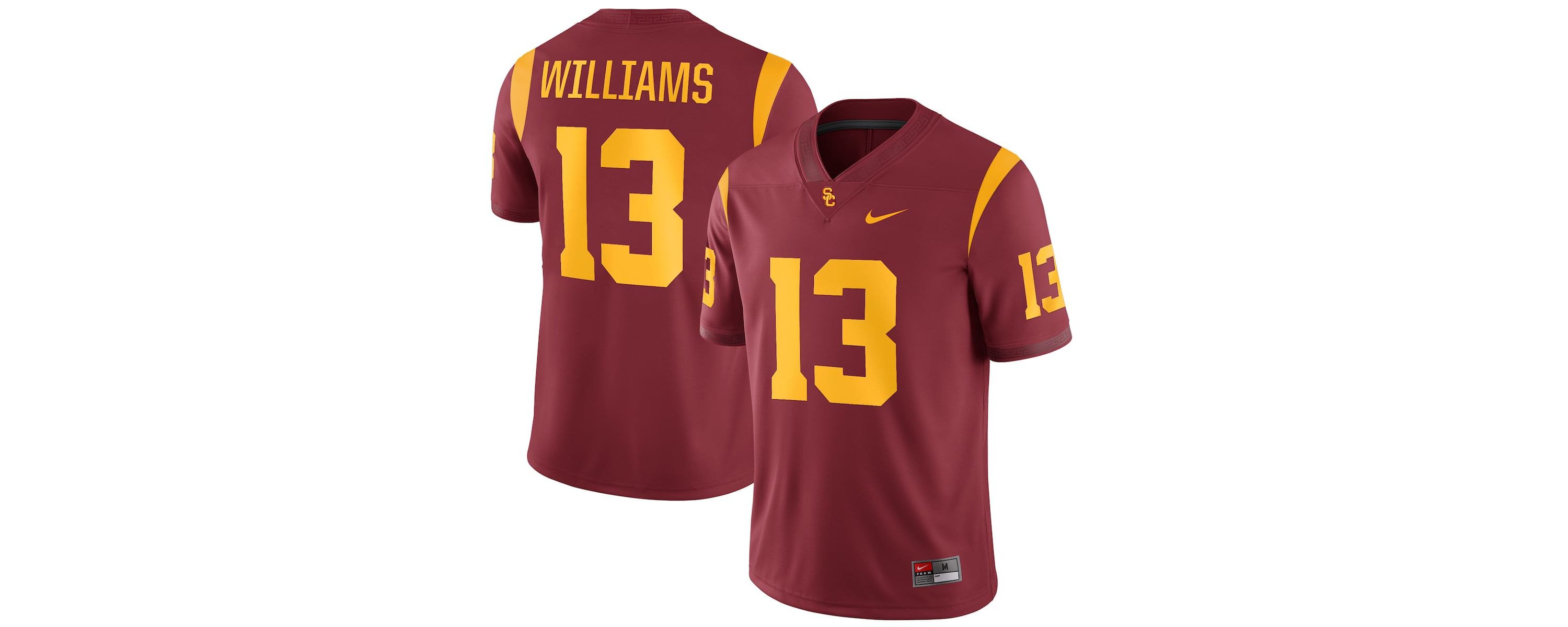NCAA Nike Caleb Williams USC Trojans Replica Game Jersey