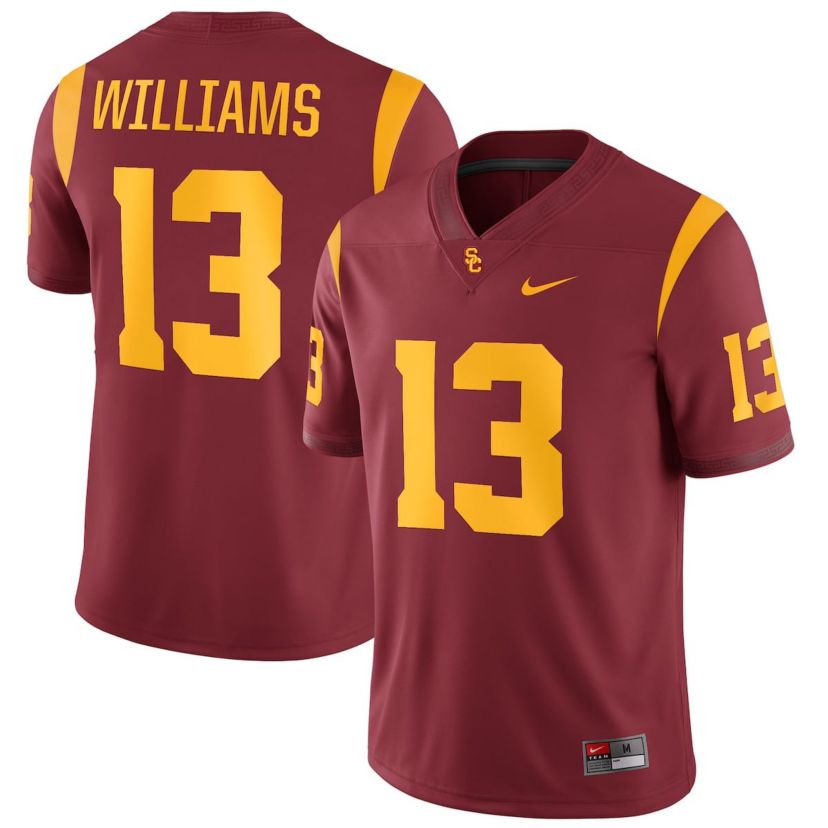 NCAA Nike Caleb Williams USC Trojans Replica Game Jersey